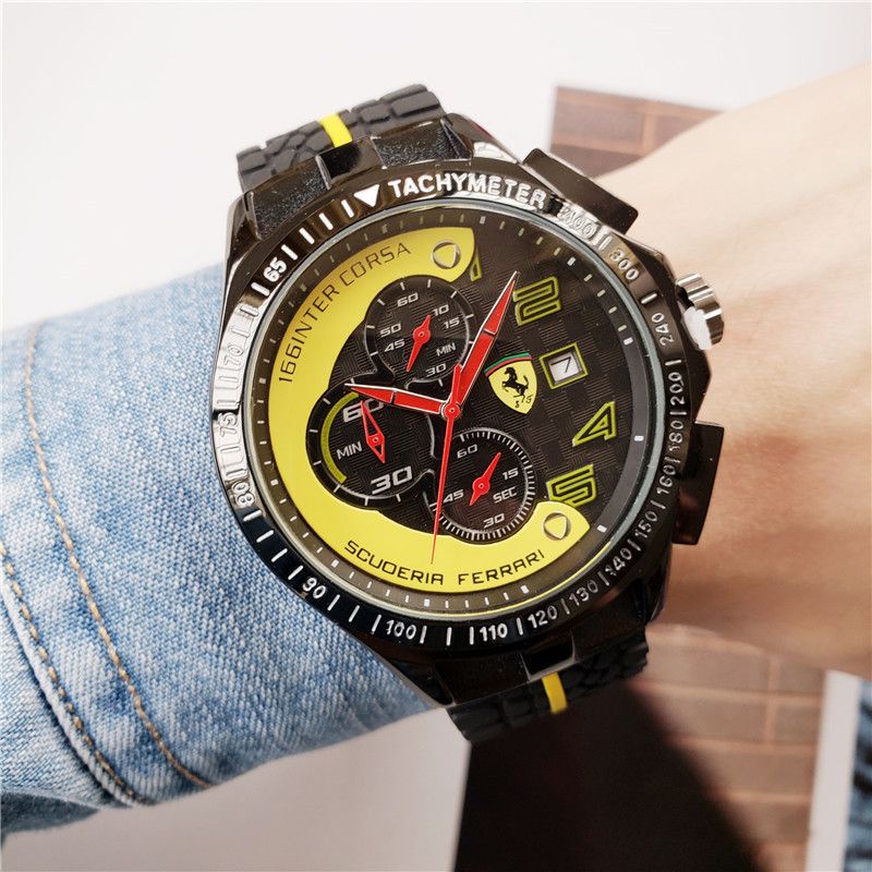 BZNO Casio G-Shock Ferrari digital sports led GSHock G Shock men watch men's watch free box2022