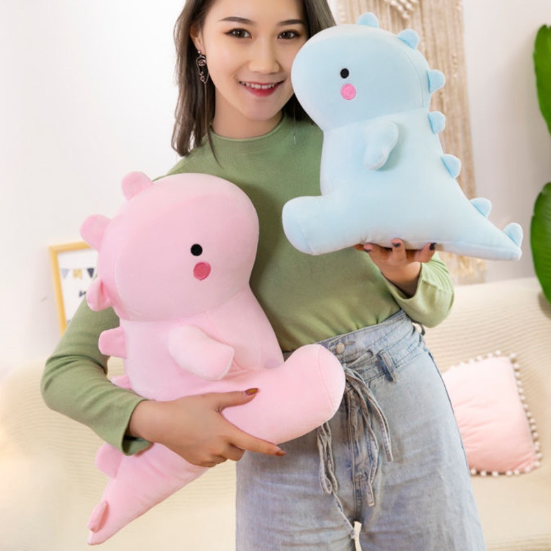 Gấu Bông Khủng Long Giá Rẻ Nhất - Khủng Long Nhồi Bông Béo Mập 45cm Mềm Mịn Cute - Bông Gòn 100% Cao Cấp An Toàn Cho Bé