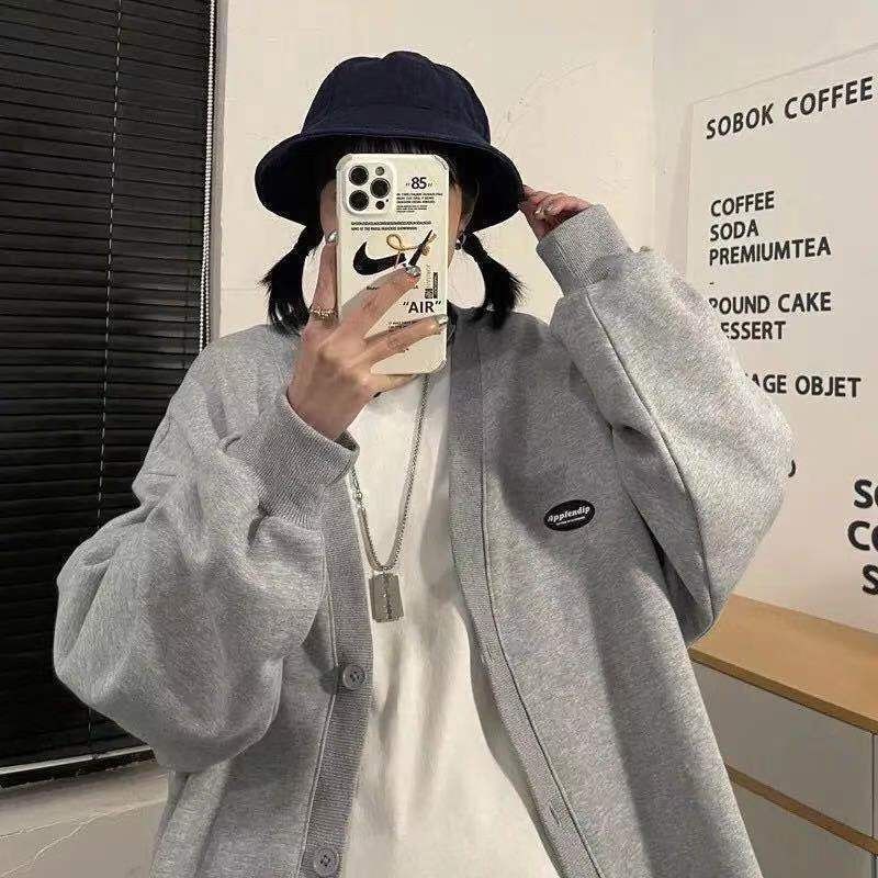 Áo Hoodie Dáng Rộng Thiết Kế Mới Thời Trang Theo Phong Cách Hàn Quốc Dành Cho Cặp Đôi