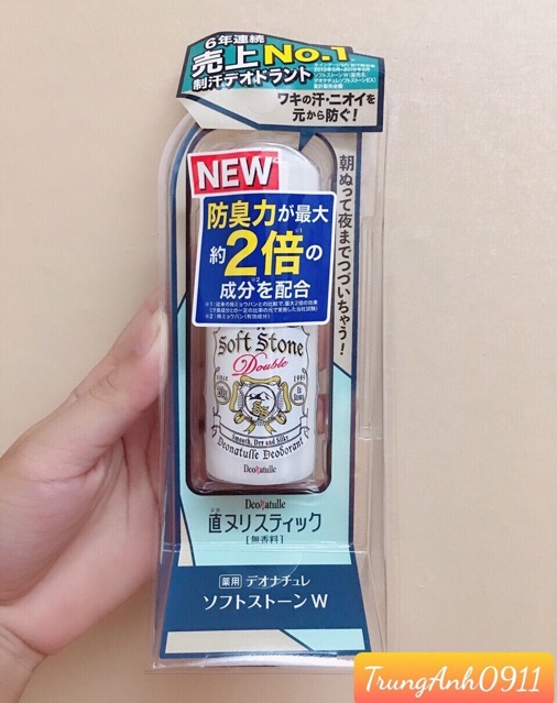 Lăn nách đá khoáng Soft Stone mẫu mới 2020 (trắng, xanh lá, xanh dương, hồng) | BigBuy360 - bigbuy360.vn