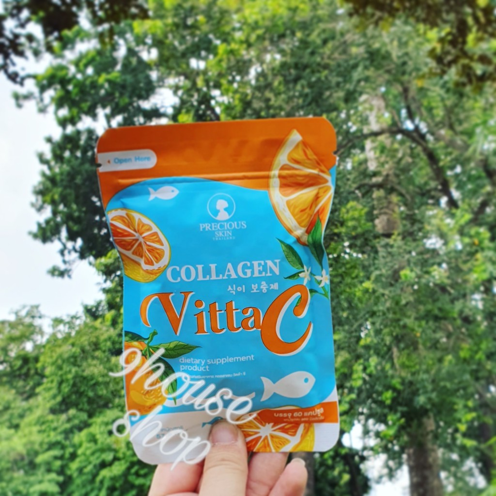 01 Gói Viên Cam Chanh Vitta C Precious Skin 60 Viên Thái Lan (Đẹp Da)