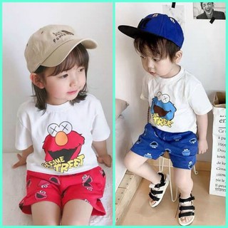 Bộ thun cotton hoạt hình bé trai, bé gái dễ thương (8-20 kg)