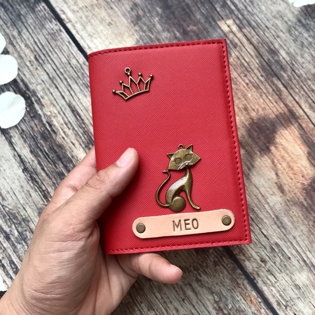 Chat để chọn Bao đựng hộ chiếu Passport cover khắc tên chủ nhân