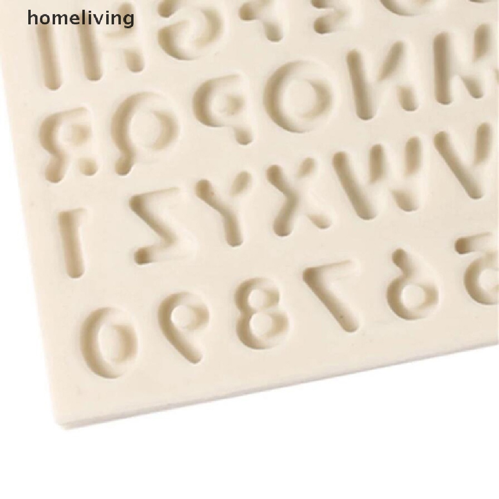 Khuôn Silicone Làm Bánh Hình Chữ Cái &amp; Số DIY