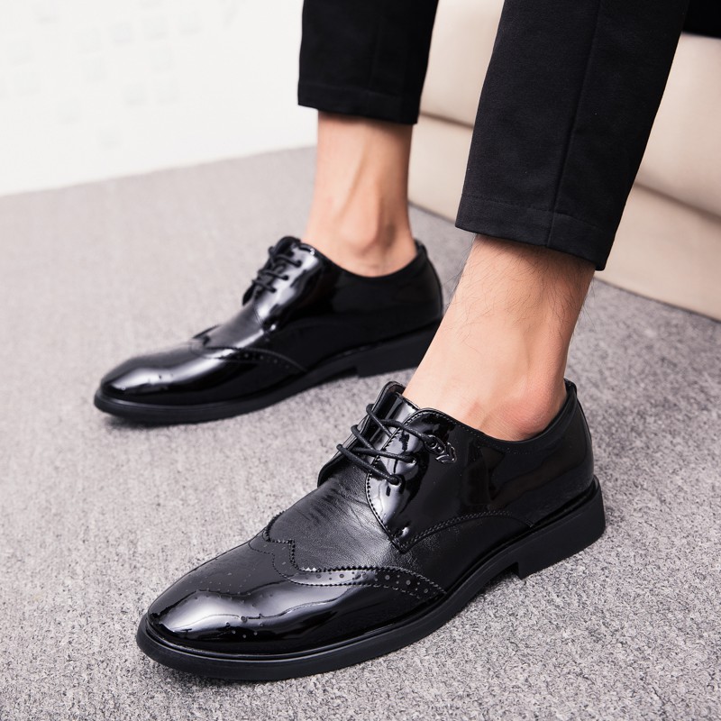 Work Leather Shoes Kl3332 Elegant Fashion For Men