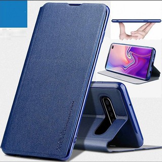 Bao da Samsung Galaxy S10+/ S10 Plus Hiệu X-Level Fib Color lưng mềm