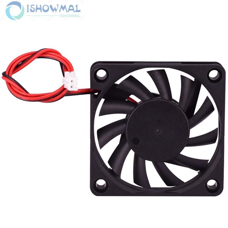Quạt Tản Nhiệt Mini Dc 12V / 24V 2Pin 6Cm 60X60X60X10Mm Cho Máy In 3D