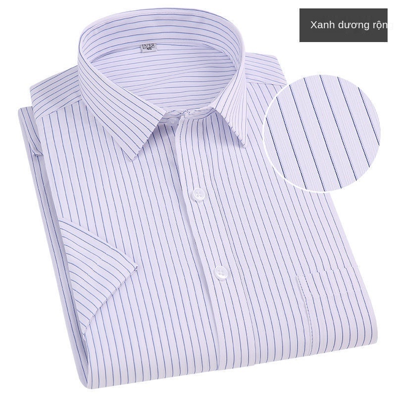 Short sleeve shirt men's shirt slim bottomed shirt