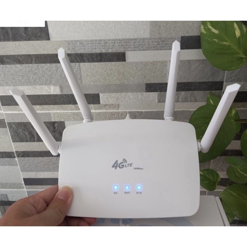 Bộ phát Wifi từ sim 4G - CPE N405 - 4 râu cực khỏe tốc độ 300Mps, 1 cổng Lan/Wan