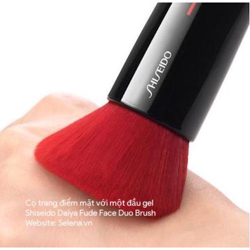 [CHÍNH HÃNG] Cọ trang điểm mặt với một đầu gel Shiseido Daiya Fude Face Duo Brush