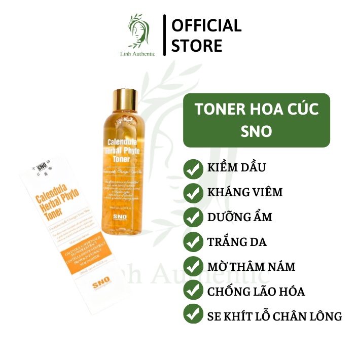 [CHÍNH HÃNG] Toner Hoa Cúc SNO Calendula Herbal Phyto nội địa Hàn