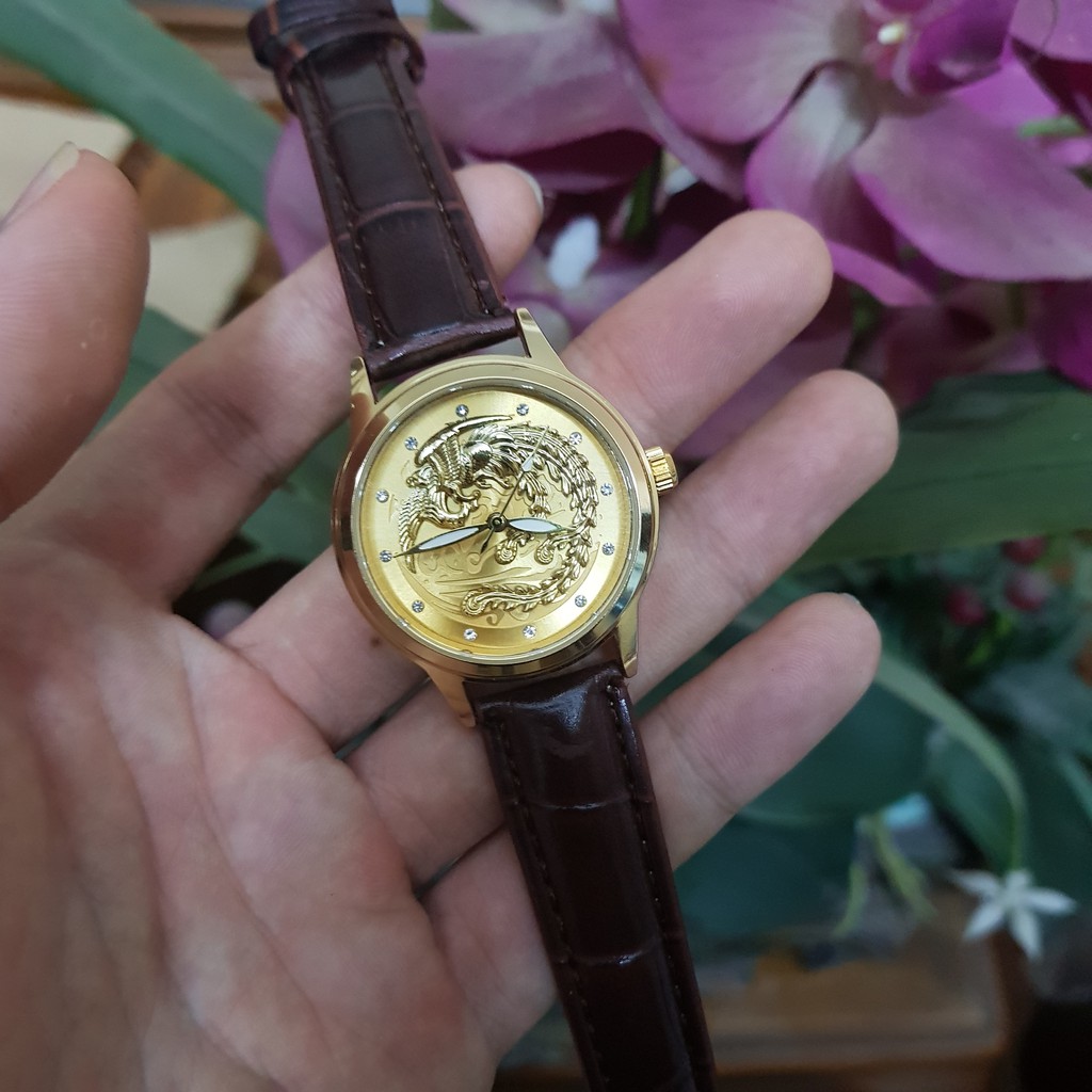 Đồng Hồ Nữ Dây Da FNGEEN Mặt Phượng Đẳng Cấp | BigBuy360 - bigbuy360.vn