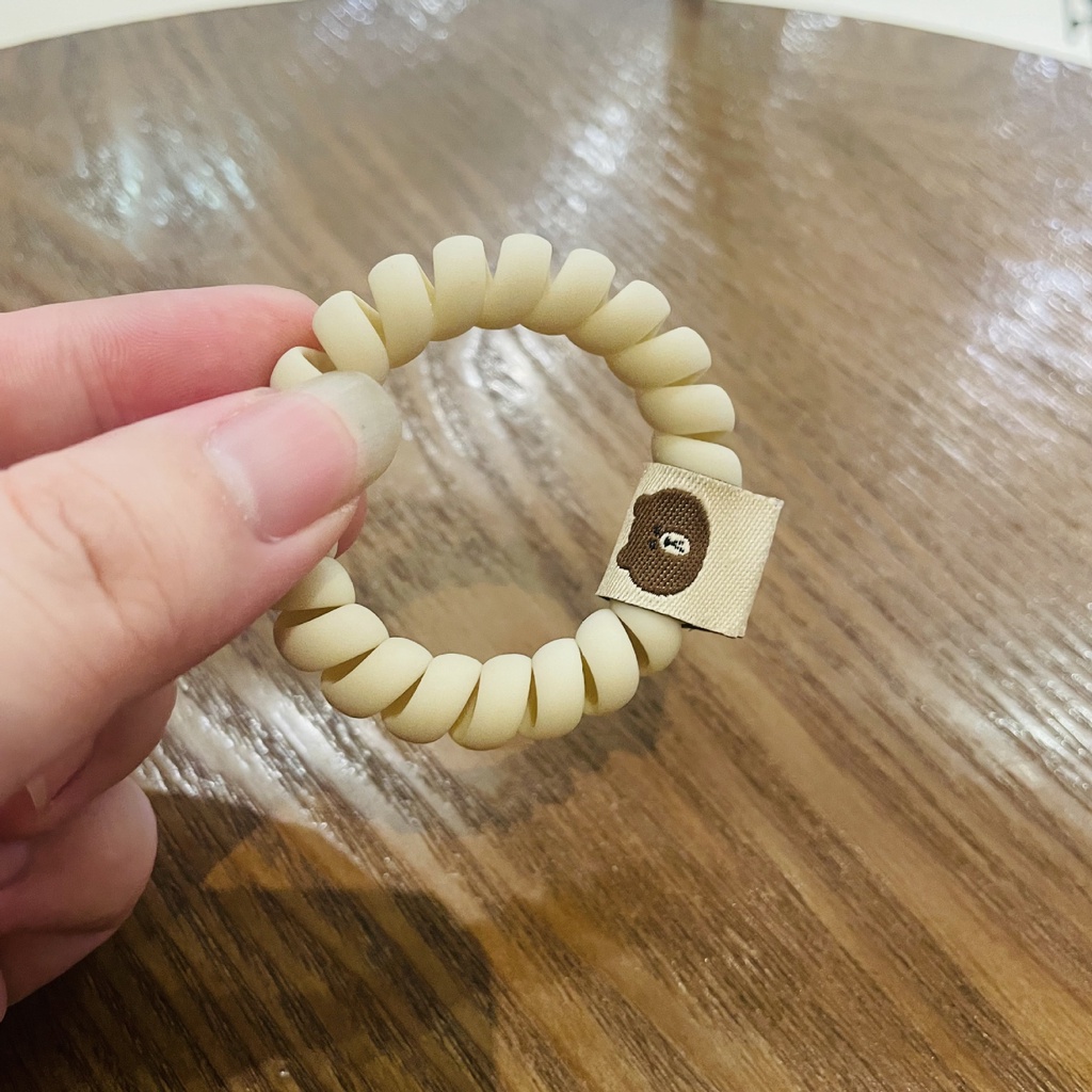 Dây buộc tóc nhựa hình gấu xinh xắn cho nữ