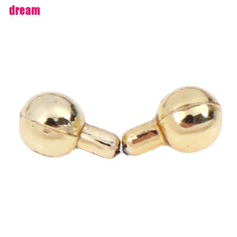 Set 2 tay nắm cửa mini kiểu cổ điển dành cho búp bê