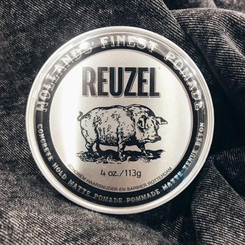 Sáp tạo kiểu Reuzel Concrete Hold Matte Pomade 113gram