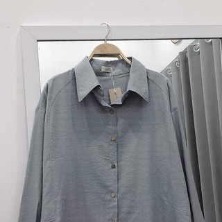 Áo Sơmi dài tay đũi lụa - Essential Shirt - ufo.thebasic