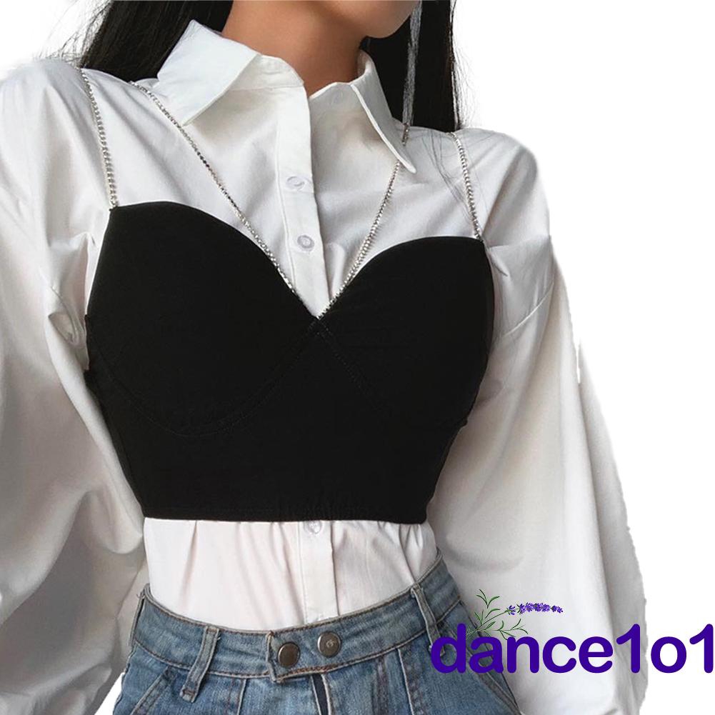 Áo Hai Dây Cổ Chữ V Thời Trang Mùa Hè Quyến Rũ Cho Nữ