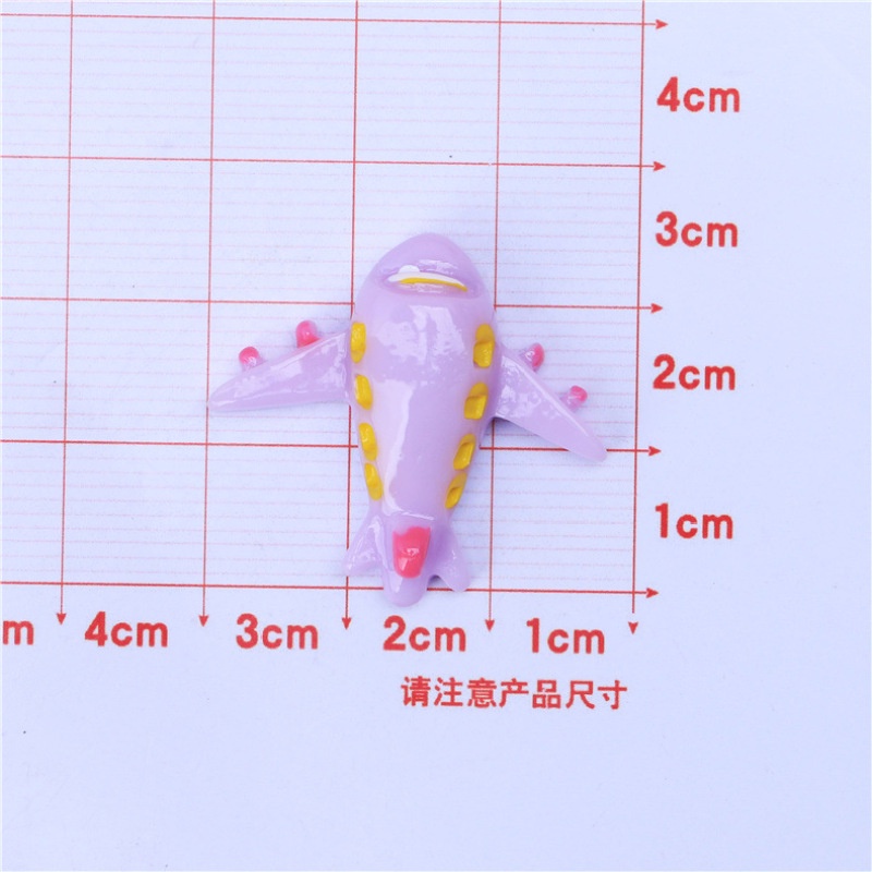 Set 10 Kẹp Tóc Resin Mini Hình Máy Bay Cho Điện Thoại Di Động DIY [Còn Hàng]