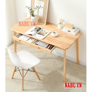 BÀN LÀM VIỆC GỖ 50X100 CÓ NGĂN KÉO