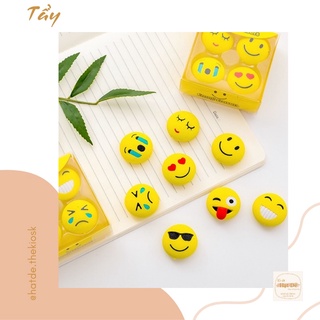 Set hộp 4 tẩy Emoji siêu cưng - Hạt Dẻ
