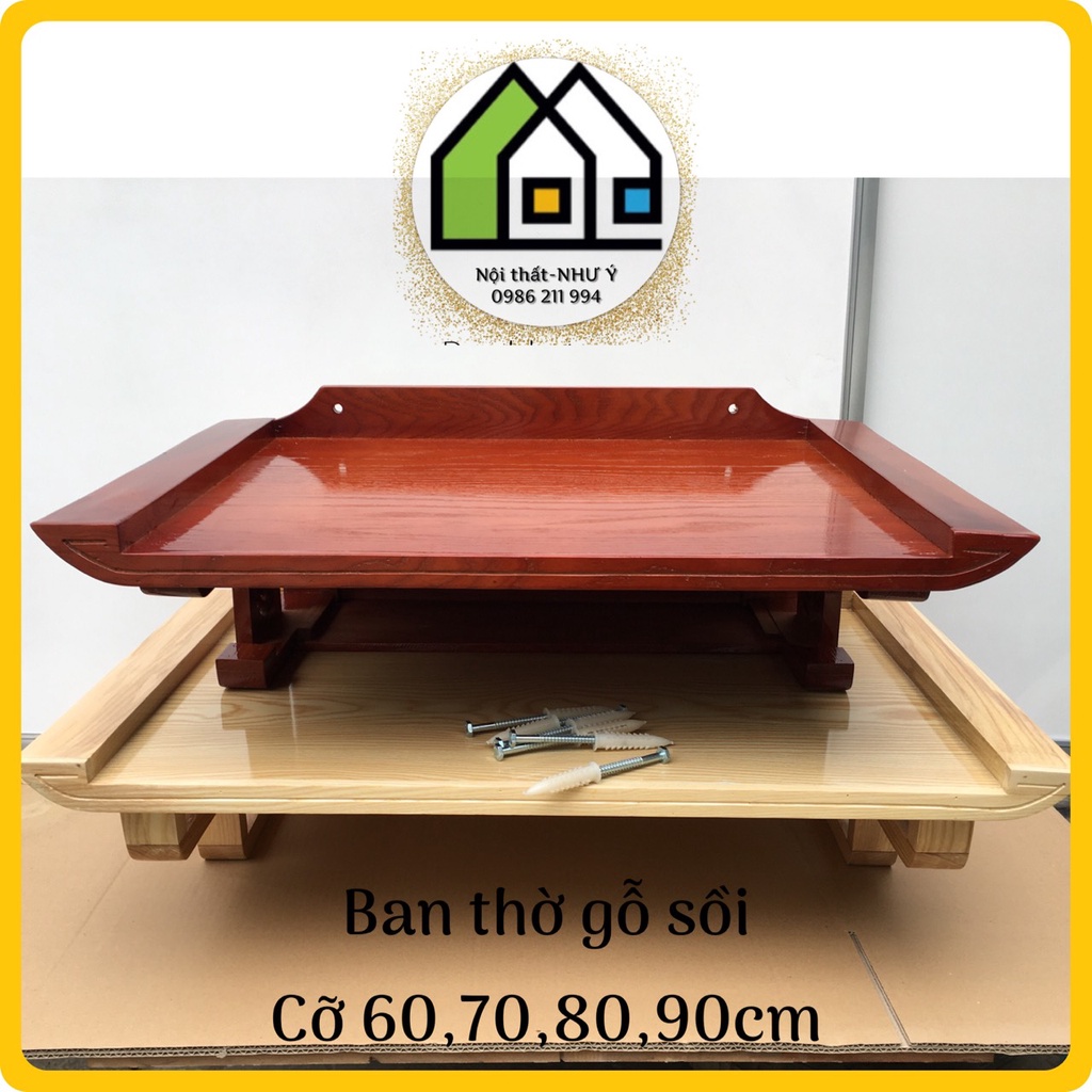 Ban Thờ Treo Tường kiểu dáng hiện đại 2 tầng cao cấp các loại, có sẵn vít, lở