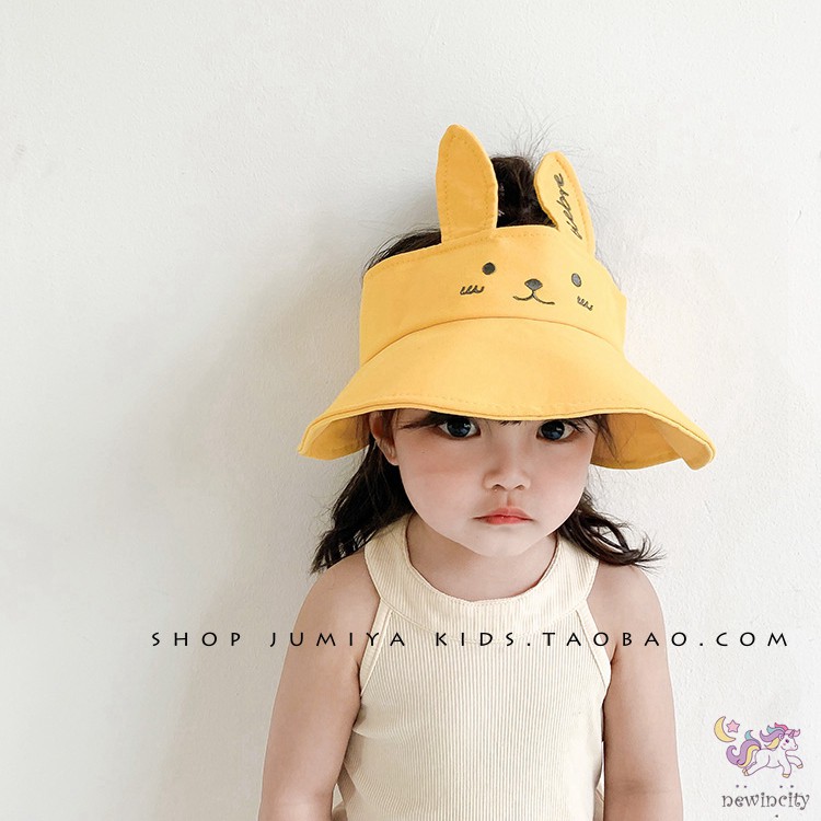 Mũ Tai Thỏ Chống Nắng Phong Cách Hàn Quốc Cho Bé