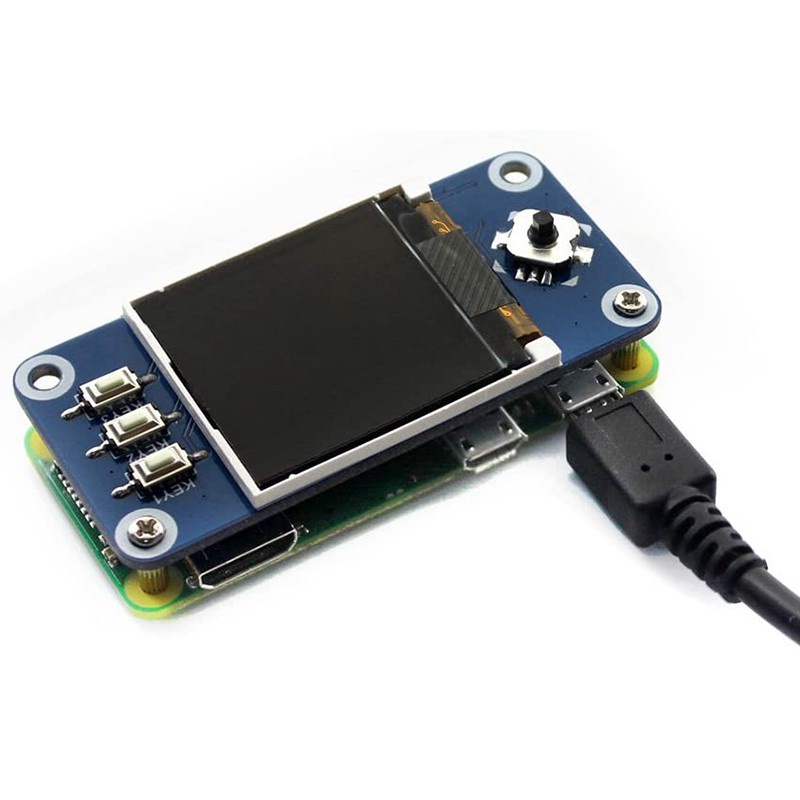 Mũ Lưỡi Trai Waveshare 1.44 Inch Lcd Cho Raspberry Pi 2b / 3b / 3b + / Zero / Zero W 128x128 Pixels Spi Giao Diện 3.3v