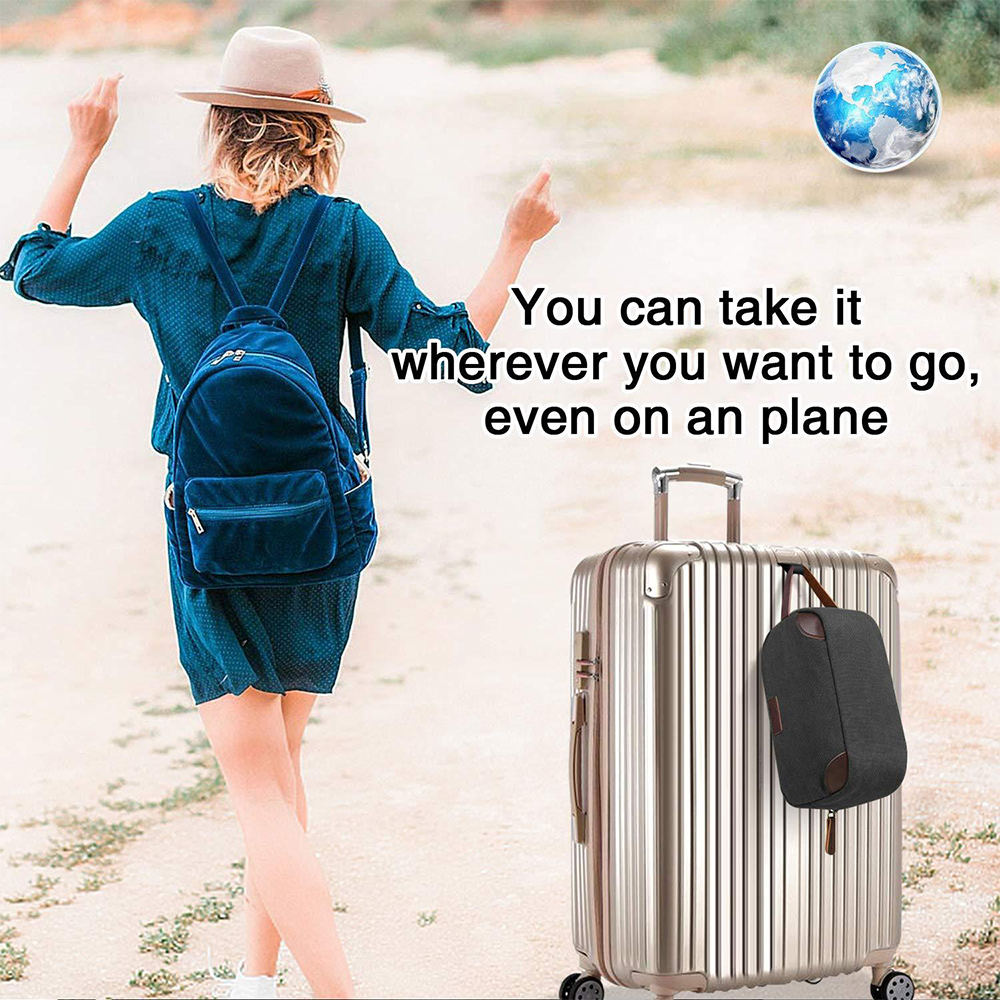 Túi xách tay SKJK bằng vải canvas chống thấm nước tiện dụng dành cho nam