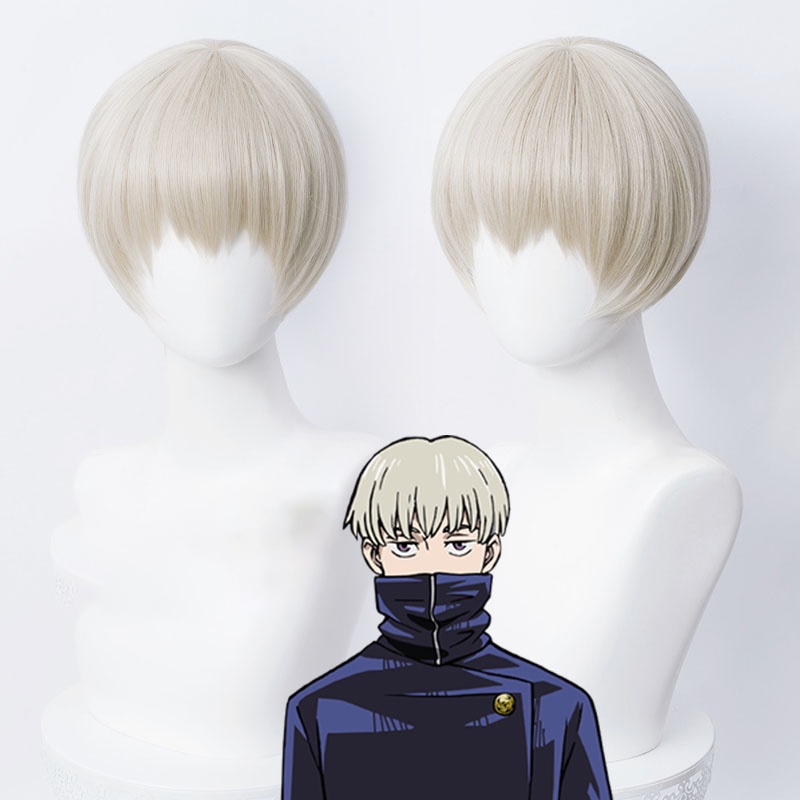 Tóc giả ngắn dùng cosplay nhân vật Gojo Storu jujutsu kaisen độc đáo