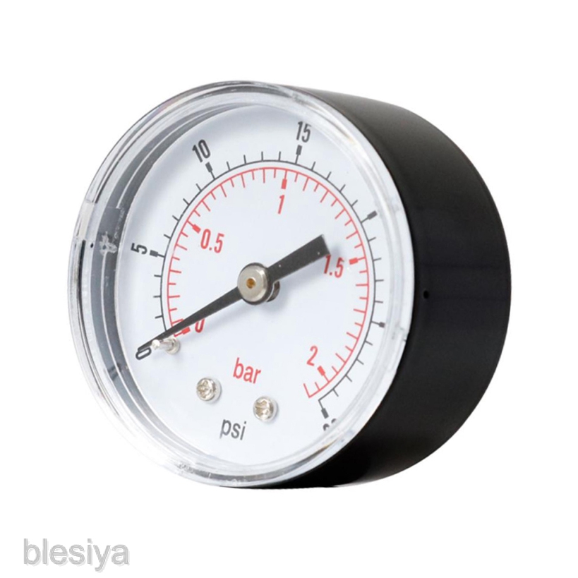 Đồng Hồ Đo Áp Suất Trục 0-30 PSI 1 / 4Bsp 0-2bar