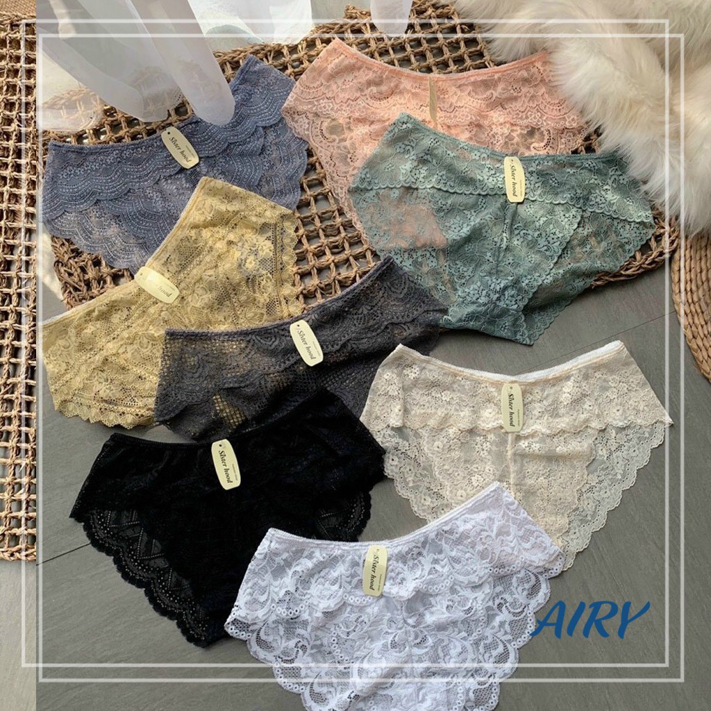 Quần Lót Ren Thái Form To, Quần Lót Nữ Vải Ren Mềm Mại Xuyên Thấu 21A09 | BigBuy360 - bigbuy360.vn