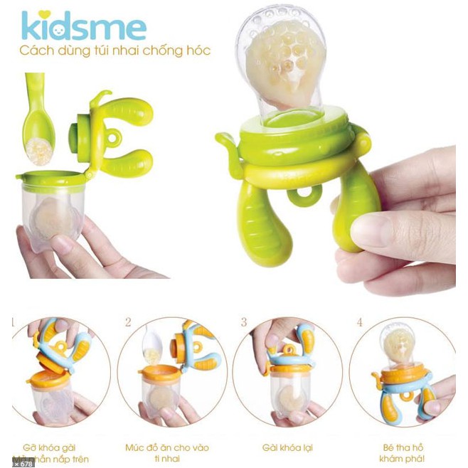 Kidsme túi nhai chống hóc