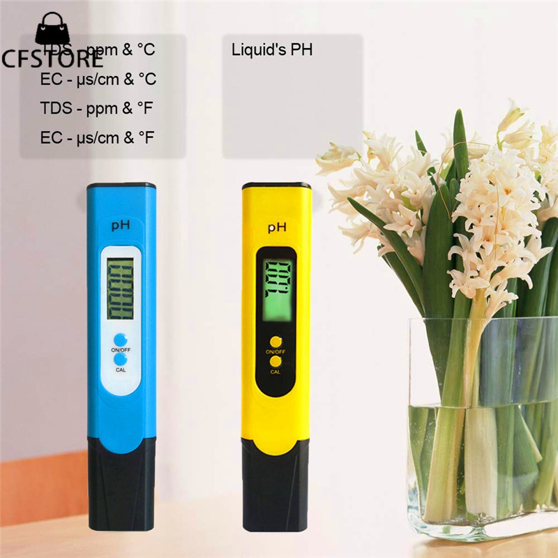 Thiết bị đo độ pH nước kỹ thuật số với màn hình 0.00-16.00ph
