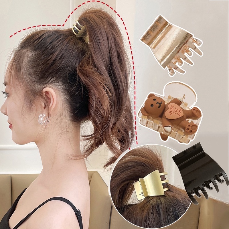Mới Kẹp Tóc Dạng Móng Vuốt Nhỏ Xinh Thời Trang Hàn Quốc