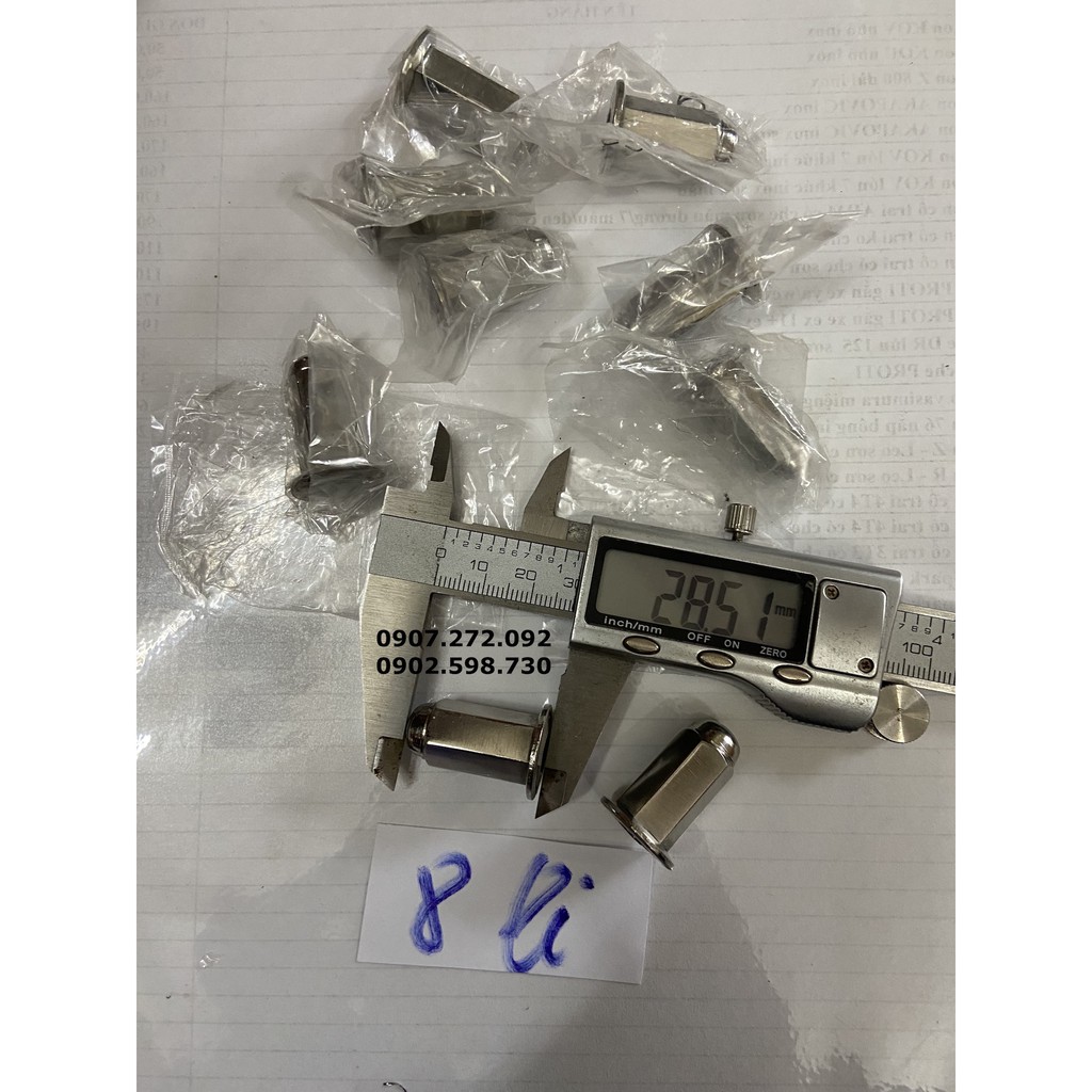 Ốc đầu cổ pô inox 304 6li 7li 8li  dành cho xe máy - moto