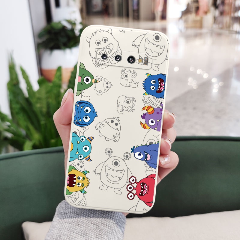 Ốp Điện Thoại Mềm Họa Tiết Quái Vật Sáng Tạo Cho Samsung Galaxy S10 S10E Plus S9 Plus