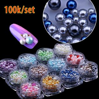 Set ngọc trai bóng-lỳ 12 màu
