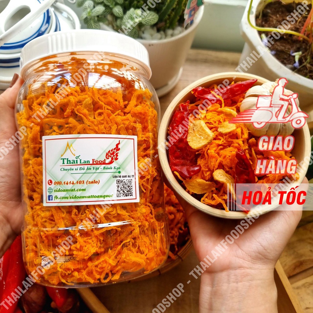 Khô Gà Bơ Tỏi Giòn Ngon Không Bột - Hộp 500gr