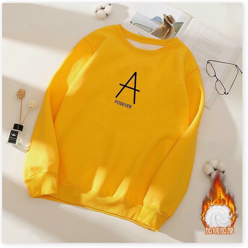 Áo khoác nỉ cổ tròn Posever cực đẹp , phong cách hàn , 2021 KME FASHION