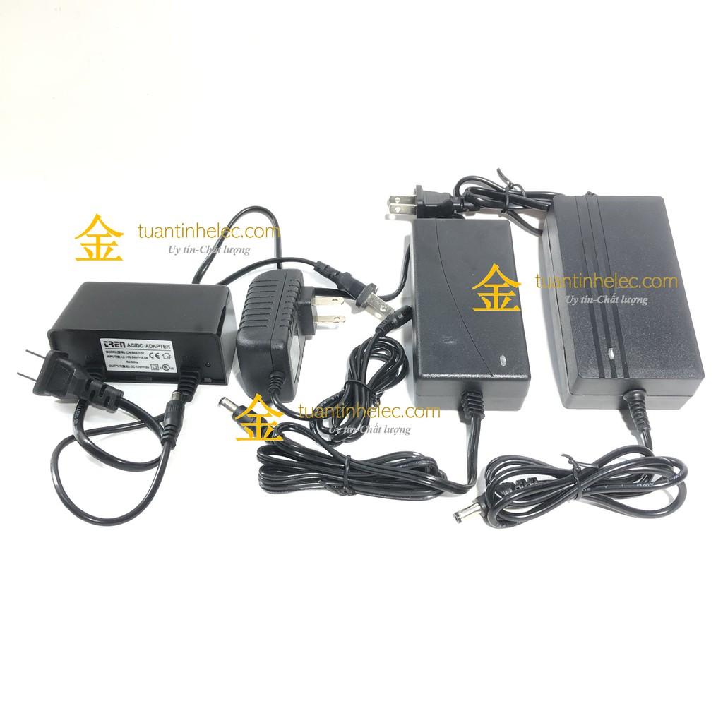 Nguồn 12V các loại 0.5A, 2A, 3A, 5A, nguồn camera 12V-2A# nguồn AC/DC adapter