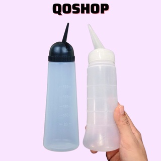 Bình tra nước dập uốn tóc, bình nhựa tra thuốc uốn tóc 260ml/ 120ml