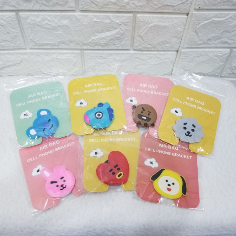 Giá Đỡ Điện Thoại Popsocket  BT21 Dễ Thương Nhân Vật BT21