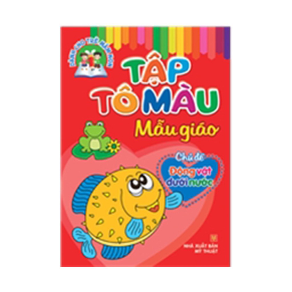 Sách-Tô Màu Mẫu Giáo (Túi 8 Cuốn)