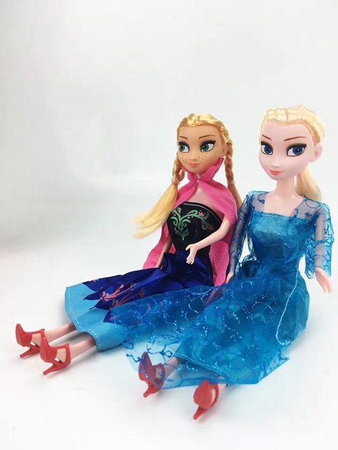 Ảnh thật ❄️❄️ Set 2 Búp Bê Frozen Elsa + Anna + Olaf + Phụ Kiện ❄️❄️