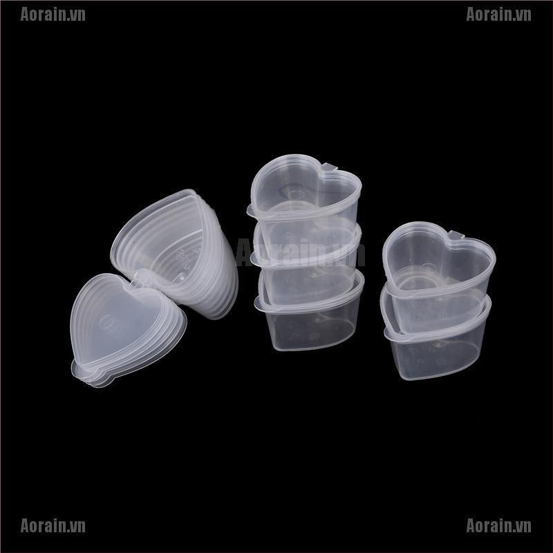 Bộ 10 Hộp Nhựa Trong Suốt Dung Tích 50ml