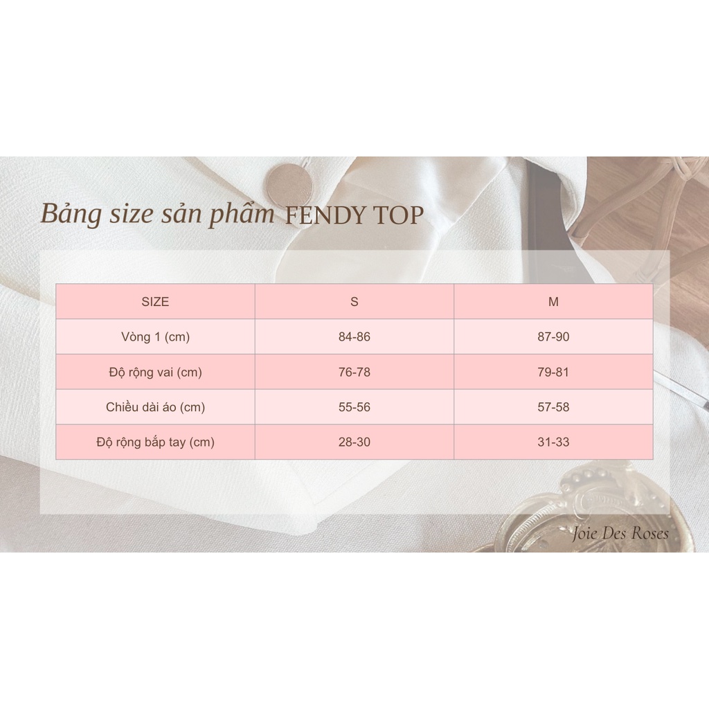 Áo trễ vai nhẹ nhàng Fendy Top by Joie des Roses | BigBuy360 - bigbuy360.vn