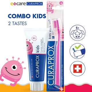Combo chăm sóc răng trẻ em Curaprox CS Kids