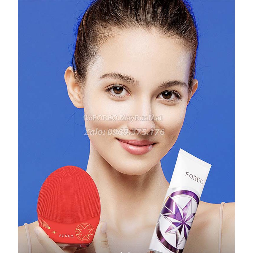 Máy rửa mặt massage FOREO LUNA 3 - Chính hãng -  HỒNG, TÍM, XANH, Phiên bản Captian Marvel Edition (Hàng Order)
