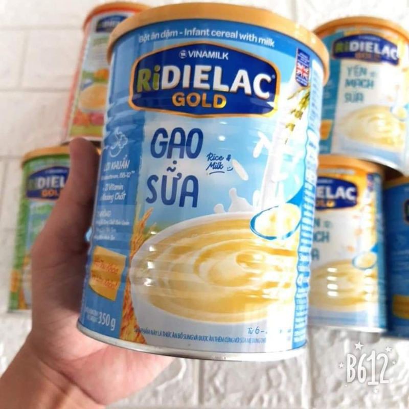 bột ăn dặm gạo sữa Ridielac cho bé từ 6-24 tháng