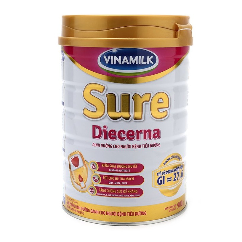 SỮA BỘT VINAMILK SURE DIECERNA HỘP 900G